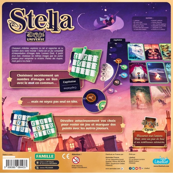 Stella – Dixit Universe arrière jeu