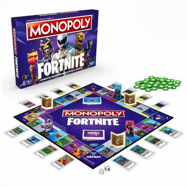 Monopoly Fortnite plateau de jeu