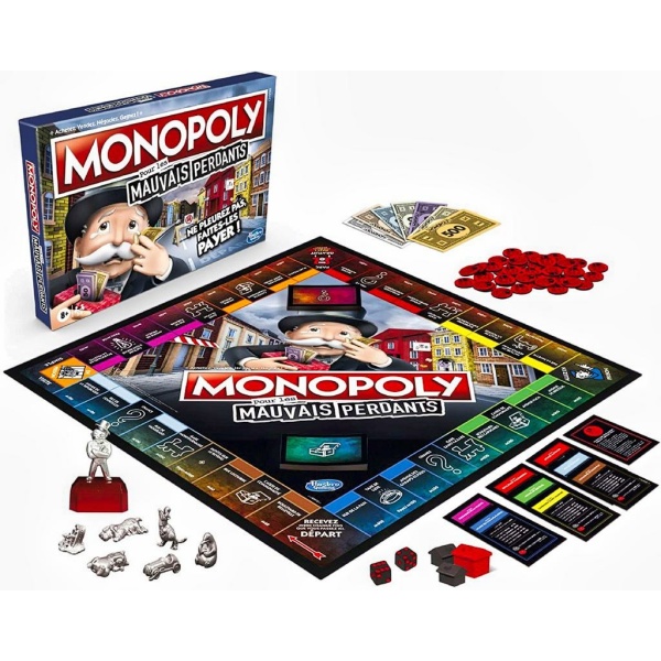Monopoly – Mauvais Perdants plateau de jeu