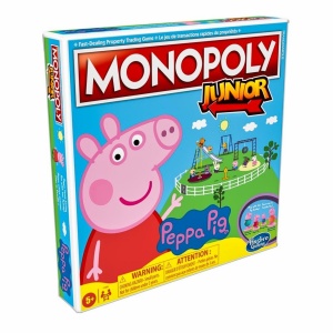 Boîte jeu Monopoly Junior Peppa Pig