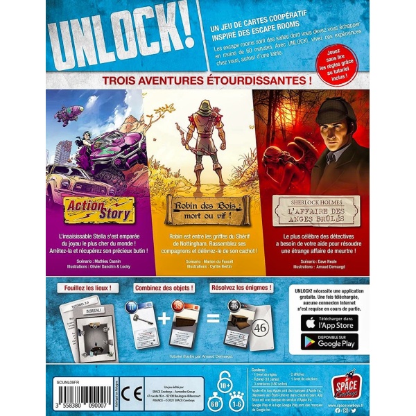 Unlock! : Legendary Adventures arrière boite