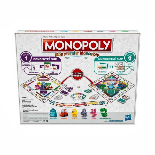 Monopoly découverte arrière boîte